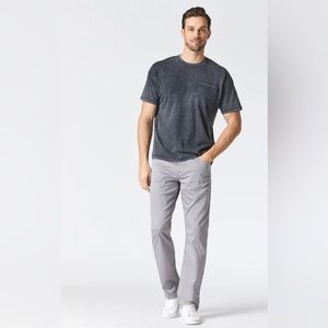 Mavi "Matt"  Relaxed Straight Leg Pants | Light Grey | Size 32/30